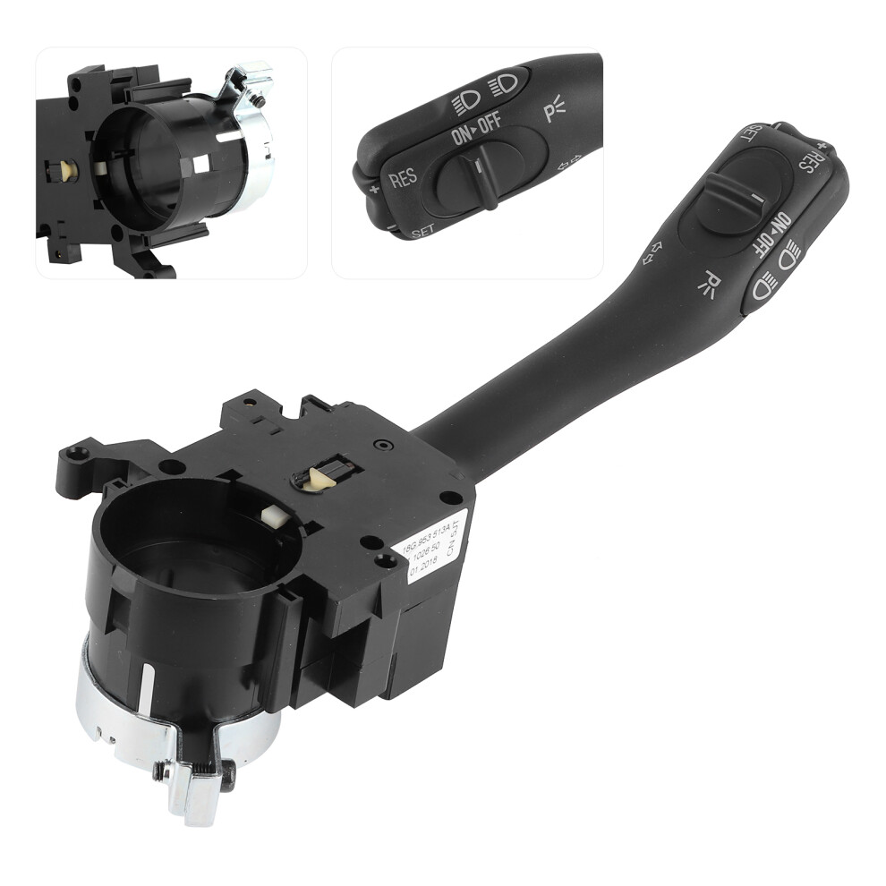 Turn Signal Switch Stalk For New Bora Abs Oem 1J0953513 Black 7601363648668