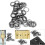 100 Stück Messing-Ösen 3,5 mm – Schwarzes Bastelkit 3