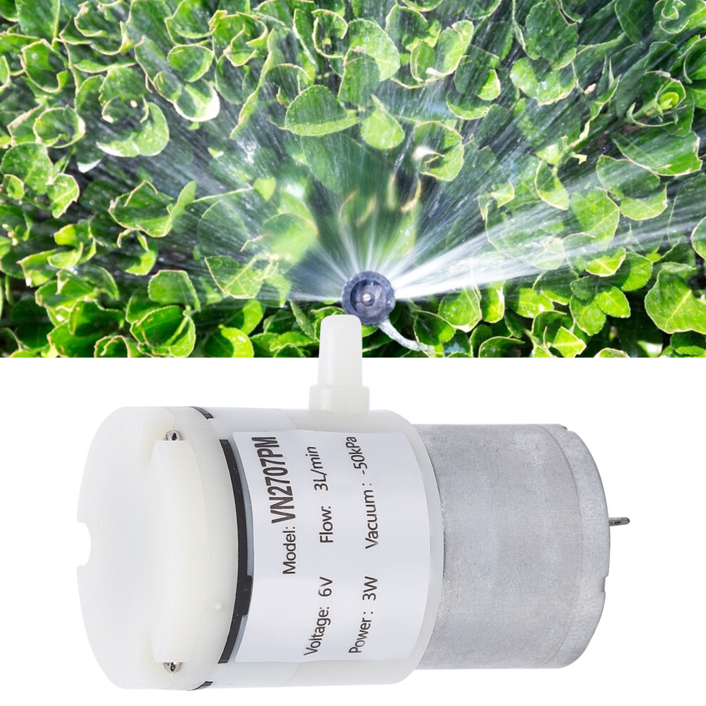 3Pcs Micro Diaphragm Pump 3L/Min Dc6v Water Vacuum Fish Tank 4011363648651