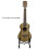 Universal Foldable Ukulele & Violin Stand Adjustable Metal Holder Black 6