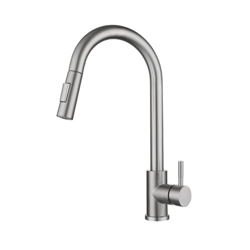 Pull Out Sensor Gold Kitchen Faucet No Touch Brushed Nickel With Sensitive Touch Control