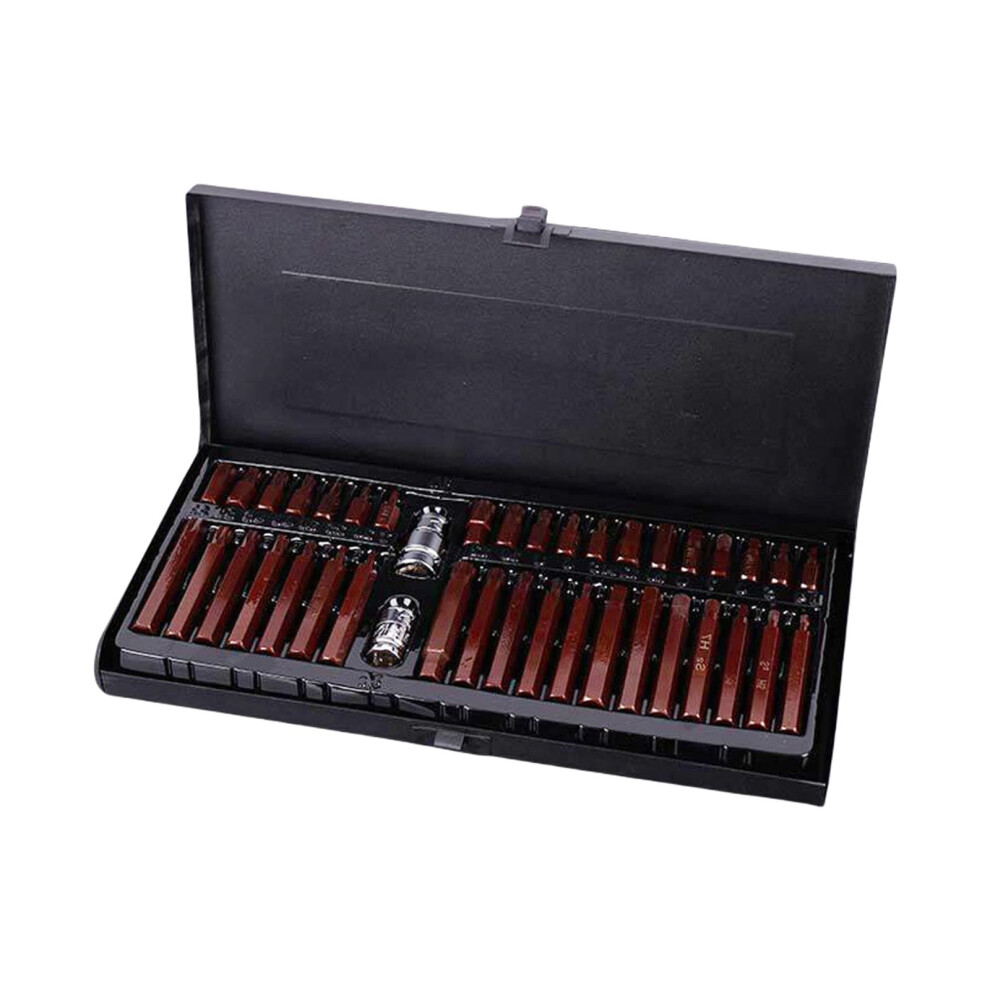 40Pc Accuracy Hexagonal Wrench Set Sturdy Carbon Steel Multiple Sizes For Machinery Equipment And Maintenance 9339159389775