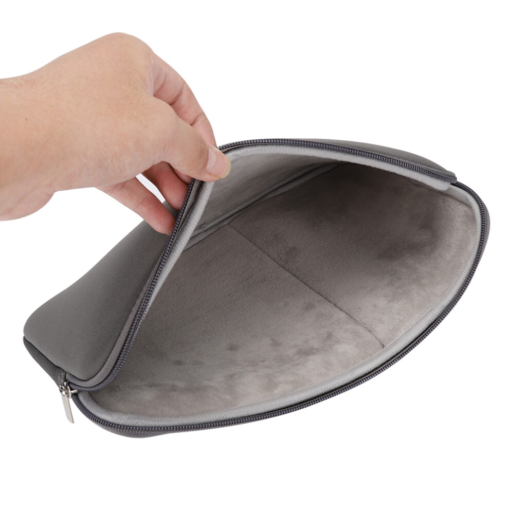 11 Inch Shockproof Laptop Sleeve Slim Envelope With Storage Pocket Grey 5001363648972