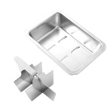Bac à glaçons en acier inoxydable, hygiénique, antirouille,