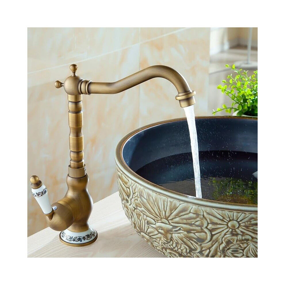 Brass Bathroom Faucet Rotating Spout Basin Sink Mixer Tap Washbasin Taps Kitchen Mixers Color Slt065l 9339159389386