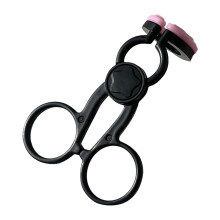 Contact Removal Tool For Contact Lens Insertion Aid And Eyelid Stretcher Eyeglass Clip Support Black