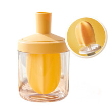 Plateau à glace pour desserts glacés à faire soi-même,-Jaune 3