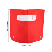 7 Gallonen roter Grow-Beutel, 35 cm Durchmesser x 29,5 cm Höhe