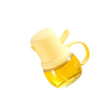Brumisateurs d'huile de cuisine anti-fuite, avec-Jaune