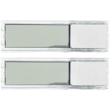 2Pcs Stick On Aquarium Thermometers Easy Read Display High