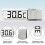 2Pcs Stick On Aquarium Thermometers Easy Read Display High 7