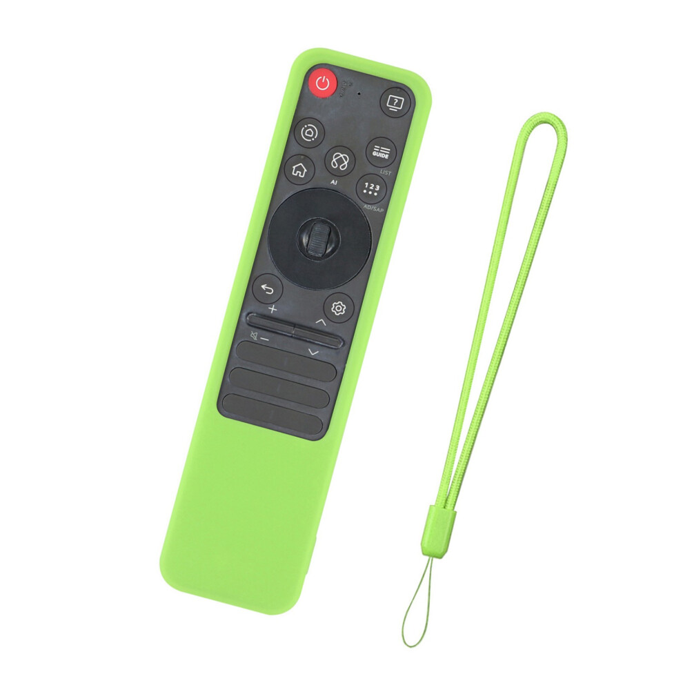 Silicone Skin Perfect For Tv Remotes-Fluorescent Green 7696000394541