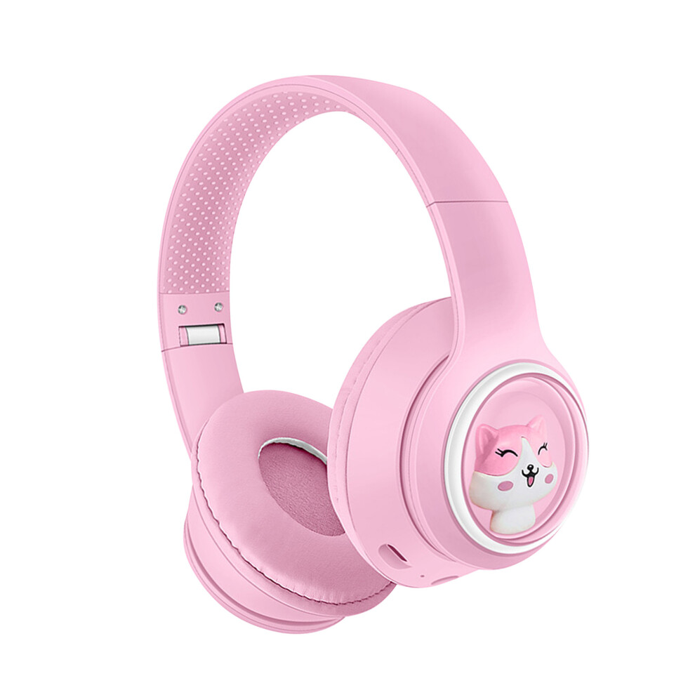 Bluetooth-Compatible Headphone With Noise Canceling Sound- Pink 7696000394022