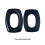Earpads Ventilated Hearing Protector-Grooved silicone 1 4