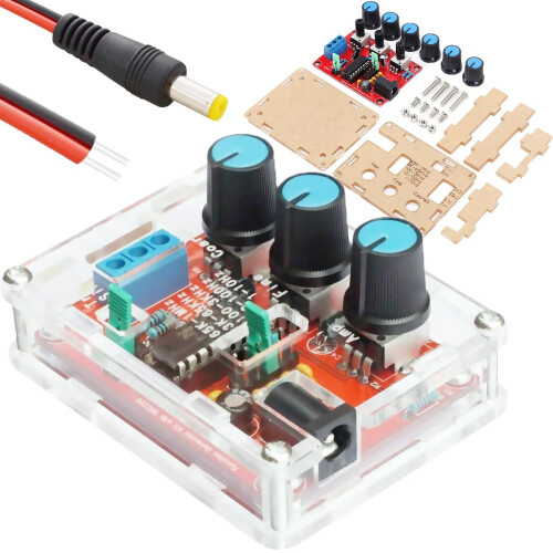 Signal Generator Module  Precision Function Generator 1Hz1MHz Sine Triangle Square Outputs 912V DC Input With DC Male Cable
