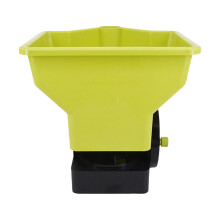 Ergonomic Multiple Use Handheld Spreader For Even-Grass green