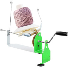 Manual Yarn Winder Large Capacity DualRod Rocker For DIY Projects And Home Use