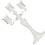 3 Arm Candelabra Taper Candle Holders Candlestick Holders-Clear 1