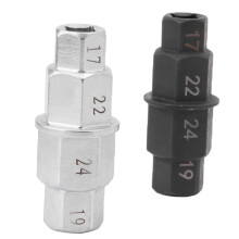 Sechskant-Achsenwerkzeug 17 mm 19 mm 22 mm 24 mm, 150 Pfund, Schwarz