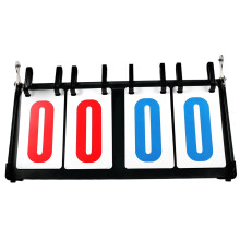 Multisport Flip Scoreboard Steel Board Clear Digital Print Comfortable Touch Scorekeeper For Basketball Baseball