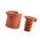 Leak Proof Wine Bottle Seal Multicolored Silicone-Orange 1