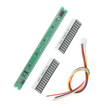 32-Segment Audio Level Meter VU Stereo Amplifier Indicator with Adjustable Brightness