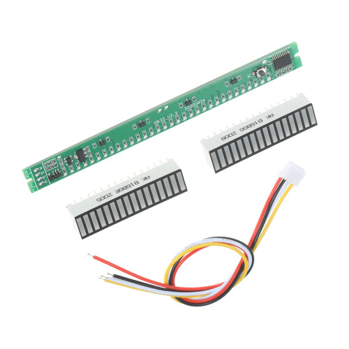 32-Segment Audio Level Meter VU Stereo Amplifier Indicator with Adjustable Brightness 2