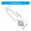 4pcs Teas Steeping Ball with Handle Fine Mesh Strainer For 3