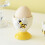 2Pcs Creative Embossed Insect Design Ceramic Eggs Cup-A 5