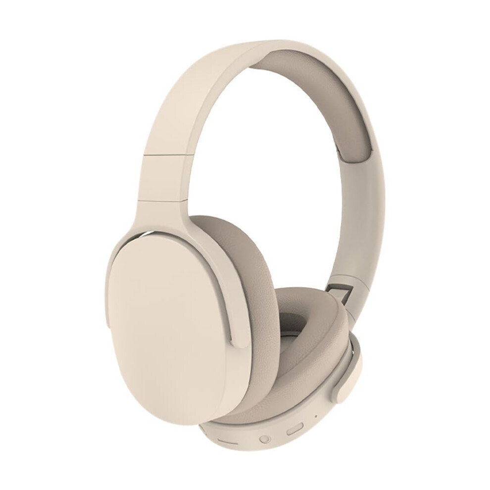 Bluetoothcompatible Wireless Overear Headphones With Mic 22Hour Battery Noisecancelling Foldable Khaki 9323874128269