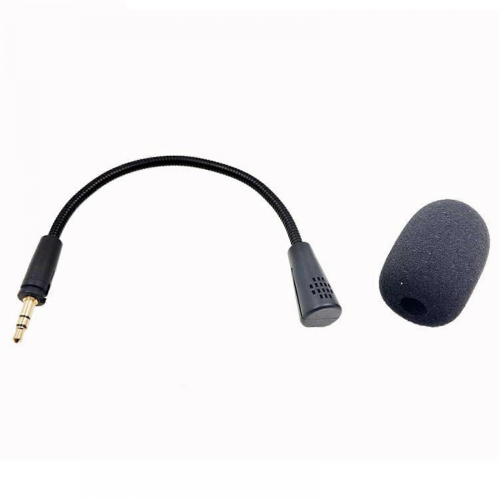 Microfone com cancelamento de ruído, flexível, compatível com microfones Kingston.