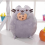 GUND Γκρι Λούτρινο Παιχνίδι Γάτας Gourmet (30cm) - Premium Μαλακό Λούτρινο Ζωάκι Συμβατό 4