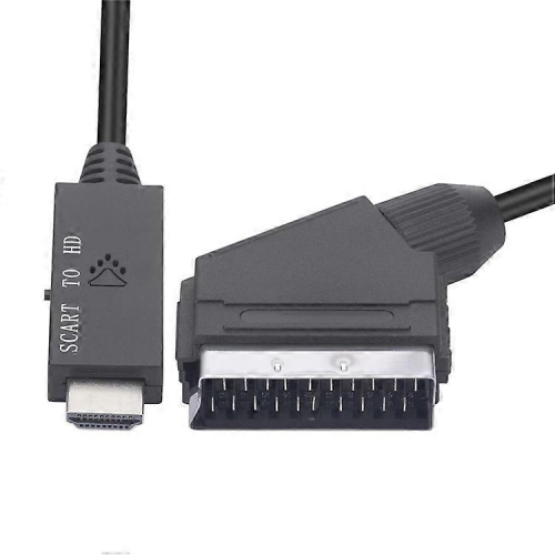 Μετατροπέας SCART σε HDMI Έξοδος SCART σε HDMI Προσαρμογέας βίντεο και ήχου συμβατός με H 1