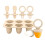 Silicone Teething Ice Cubes Molds For Babies With-Beige Model A 1