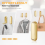 τεμάχια χρυσά πτυσσόμενα γάντζοι τοίχου, ανασυρόμενοι γάντζοι τοίχου μπάνιο 2