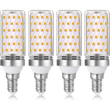 E14 16W LED-Lampe, warmweiß (3000K), 1600lm, entspricht einer E14-Halogenlampe (100W/120W), 230V Wechselstrom, nicht dimmbar, 4 Stück/Jahr