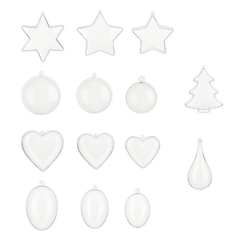 Set of 10 Transparent Candy Jar Multipurpose-Egg shape 8cm 1
