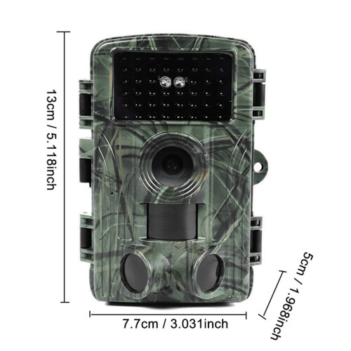 2.7K WiFi Trail Camera Waterproof Night Vision 13x7.7x5cm 1