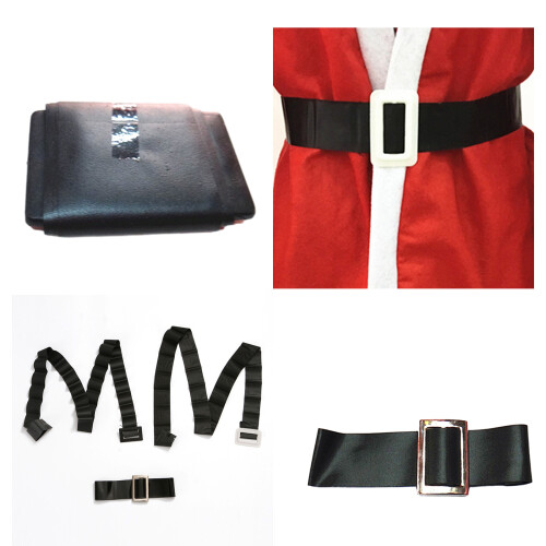 Santa Belt Adjustable Decorative Cosplay-RPD11 white buckle b 2