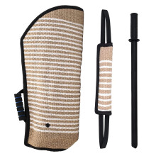 Professional Dog Bite Training Set Dog Bite Arm With Whip Agitation Stick Black For Pitbull German Shepherd Training