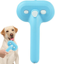 Cat Brush Portable Shedding Comb For Small Animals Puppy Kitten Dogs Cats Horses Indoor Bathing Dematting Blue