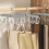 Rotatable Wardrobes Organizers Waved Shape Multiple-3 packs 7
