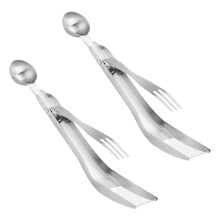 2 Stuks Meloen Cutter Met Ergonomische Grip Baller Vork Fruit