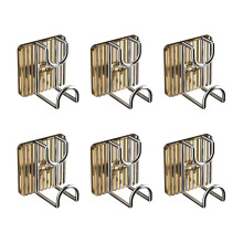 Sturdy Adhesive Hook For Bathroom Towels Damage-champagne