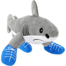 (Tralalero tralala) Italian Brainrt Plush Toy, 17 Inch Tung Tung Tung Sahur Plushies Toys, Soft Stuffed Funny Meme Animals Dolls