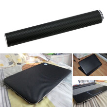 3D Carbon Fibre Skin Decal Wrap Sticker Case Cover For 17" PC Laptop Accessory Black