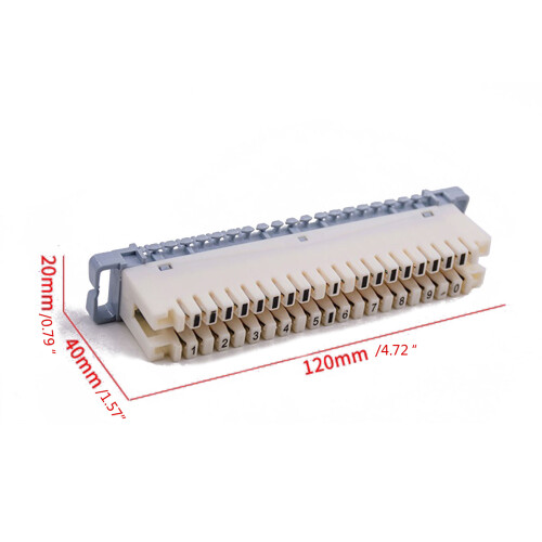 10Pair Telephone Module Spring Snaps into Wiring Module krone 2