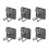 Drillless Wall Hook Practical Adhesive Bathroom Organizers-Gray 1