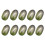 10pcs Foam Artificial Olived Lightweight Realistic Fruit For 1