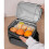 Multiple Compartment Insulated Food Storage Bag Thickened-Black 5